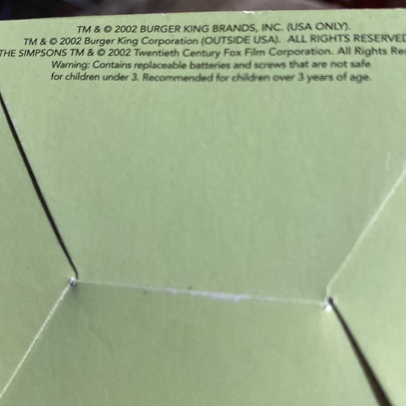 Vintage 2002 SIMPSONS KRUSTY CLOWN WATCH Burger King NEW - Picture 5 of 9